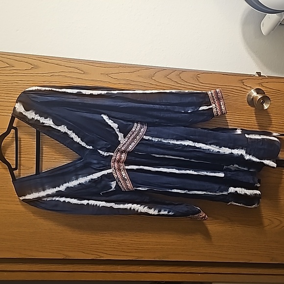 Verb by Pallavi Singhee Beaded Tie Dye Mini Dress - Picture 6 of 10